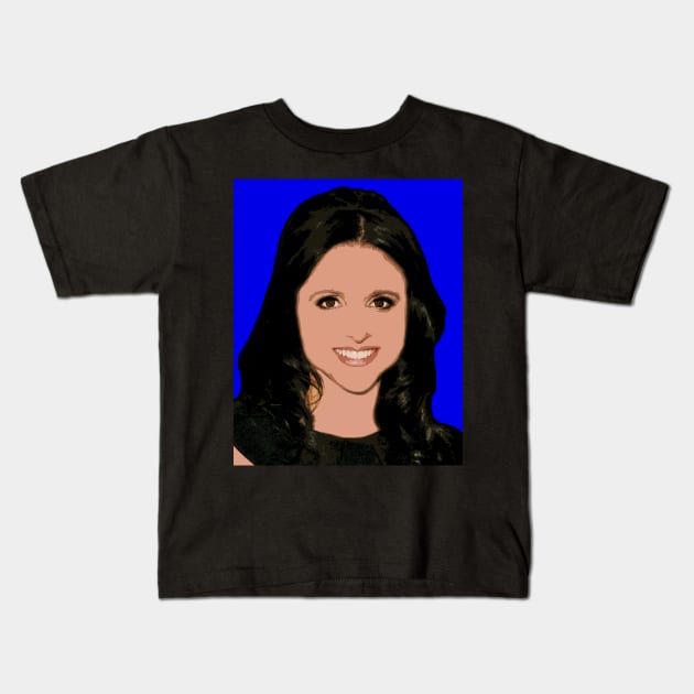 Julia Louis Dreyfus Kids T-Shirt by oryan80